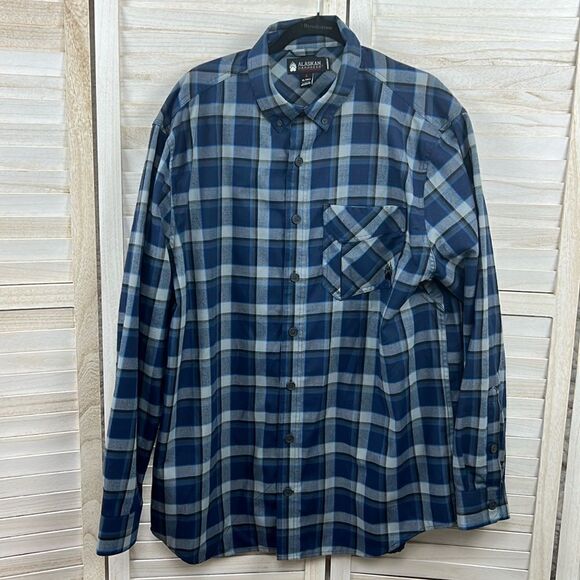 Duluth AKHG Alaskan Hardgear Midnight Sun Flannel Shirt XL TALL - Picture 1 of 11